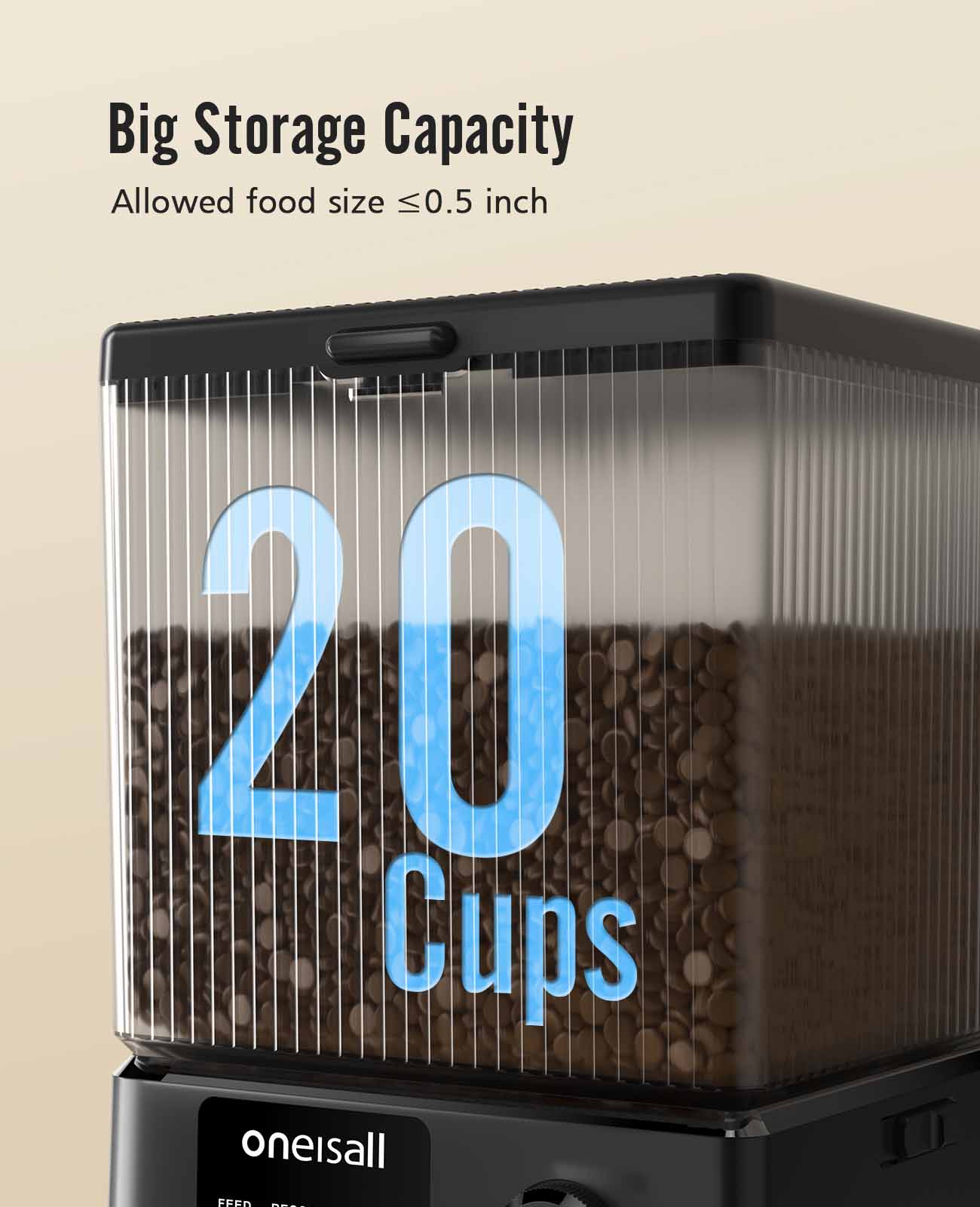 Oneisall 5L Automatic Cat Feeder with APP Control & 7L Pet Water Fountain Set - Image 10