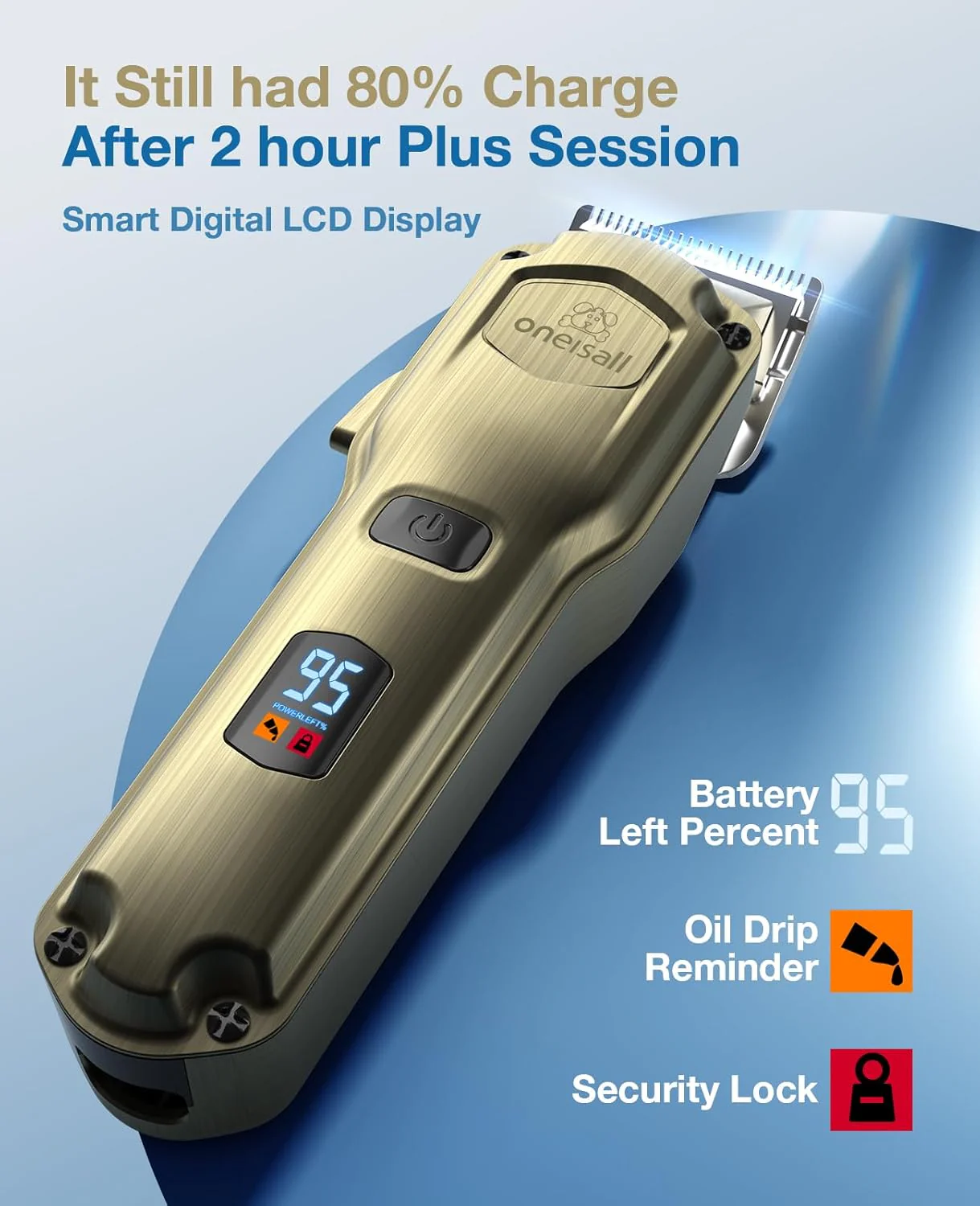 Oneisall RFC-676 Dog Clipper for Thick Coats - Image 13