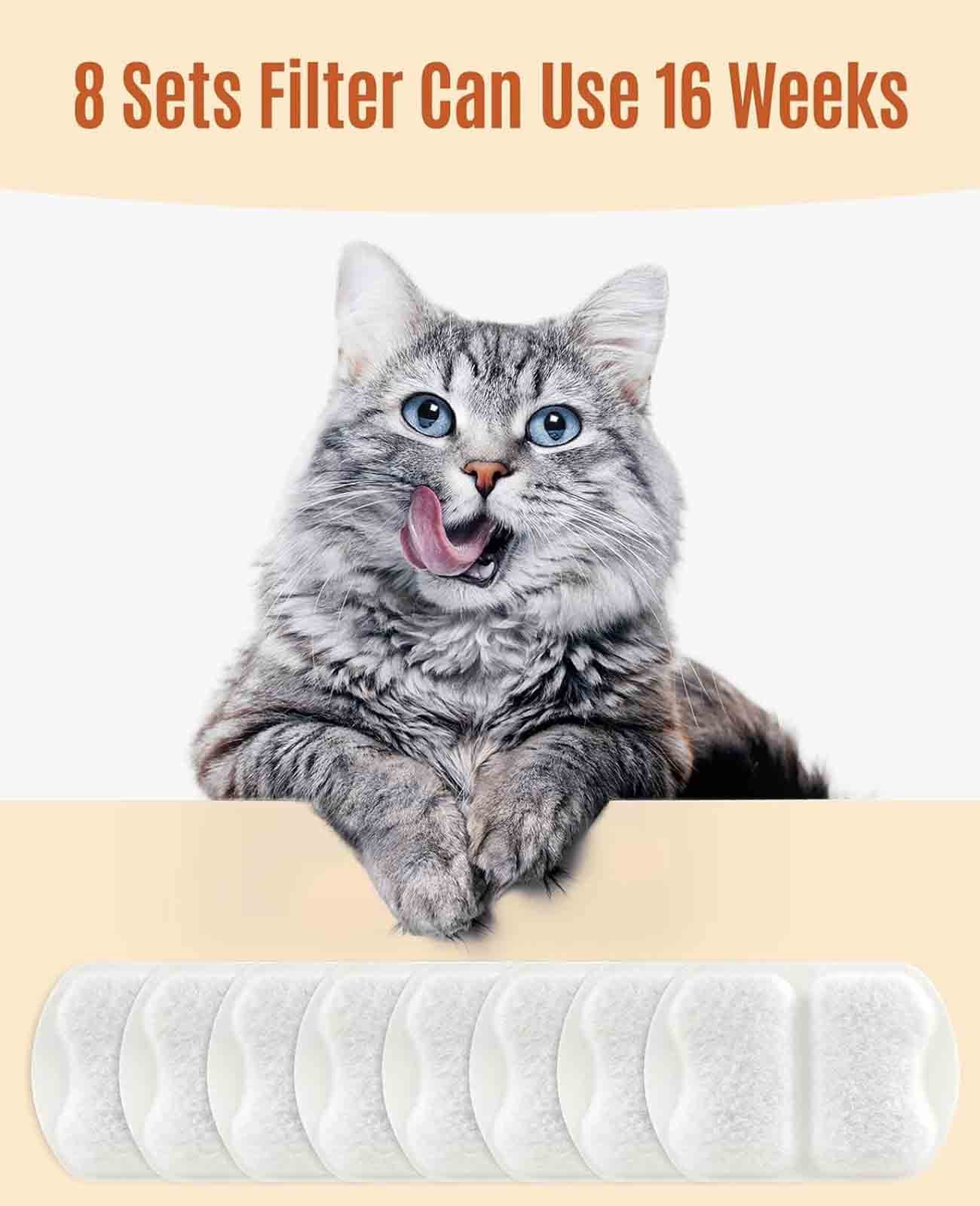 Oneisall 7L Pet Water Fountain Carbon Filters Replacement - Image 5