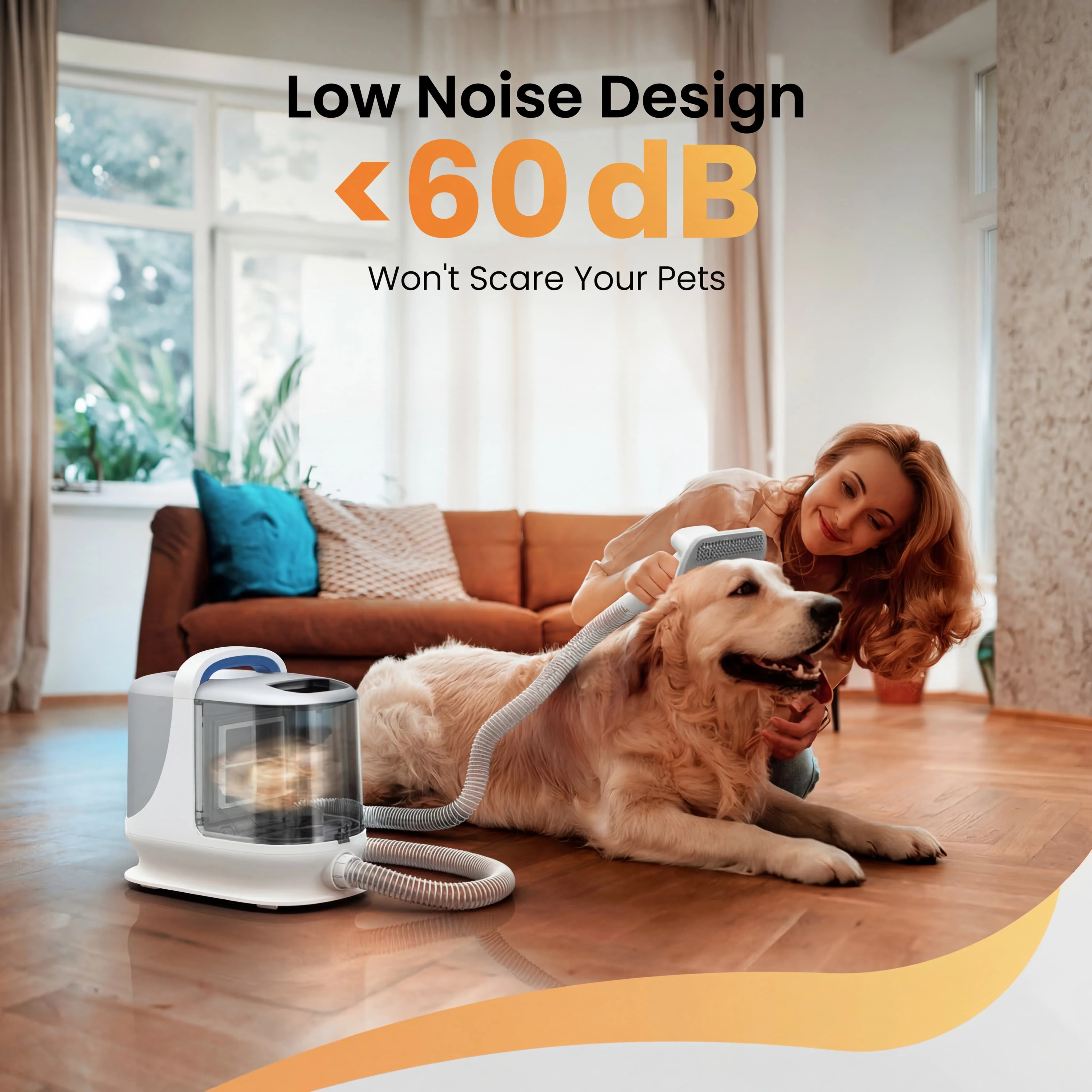 Oneisall BM3 13000Pa Super Strong Suction Dog Grooming Vacuum Kit - Image 11