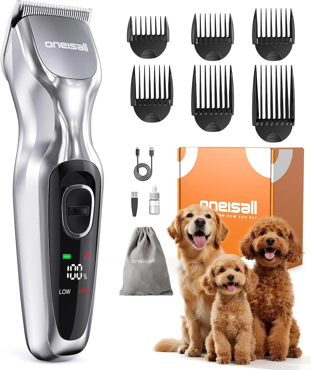 Oneisall DTJ-001 Dog Clipper for Thick Coat - Image 11