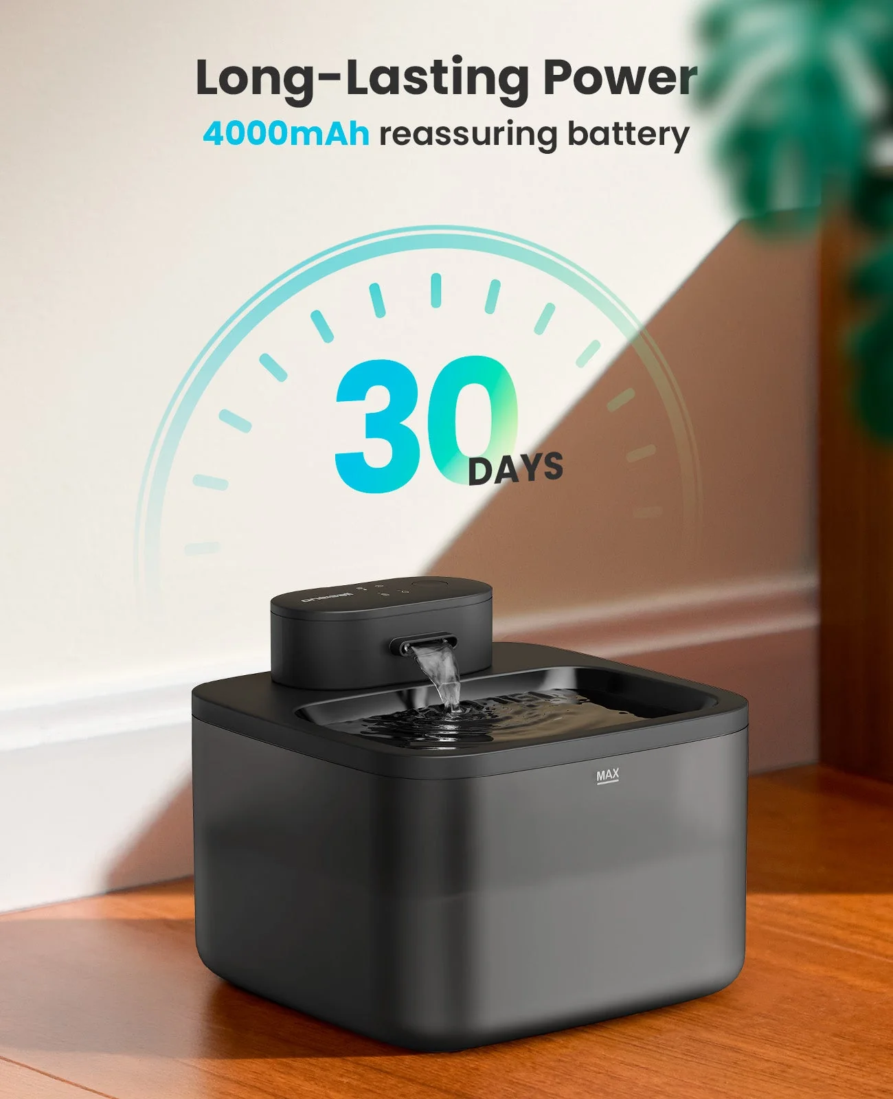 Oneisall 2.2L Cordless Cat Water Fountain - Image 7