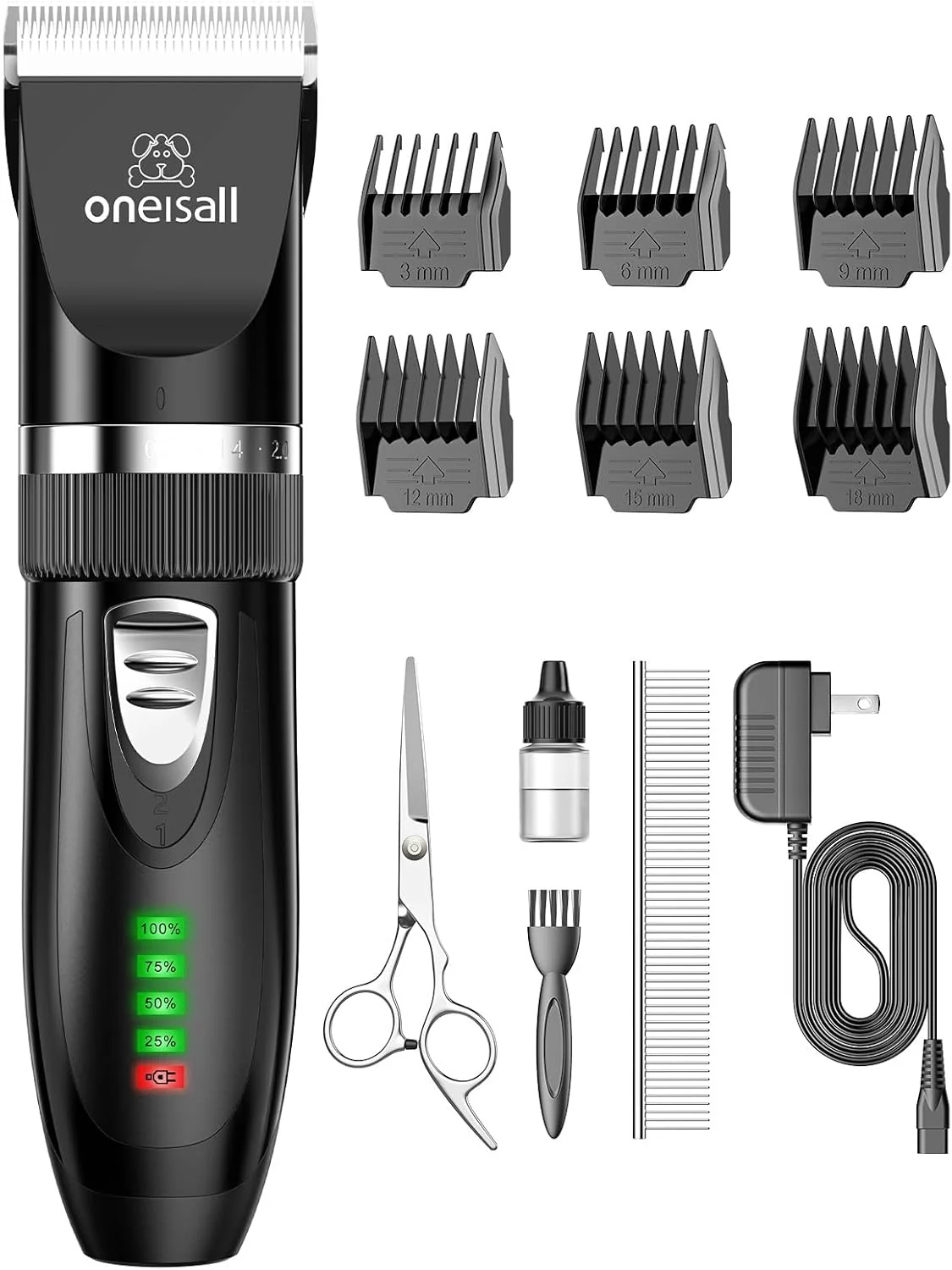 Oneisall X2 2 Speeds Cat Clippers for Matted Hair - Image 11
