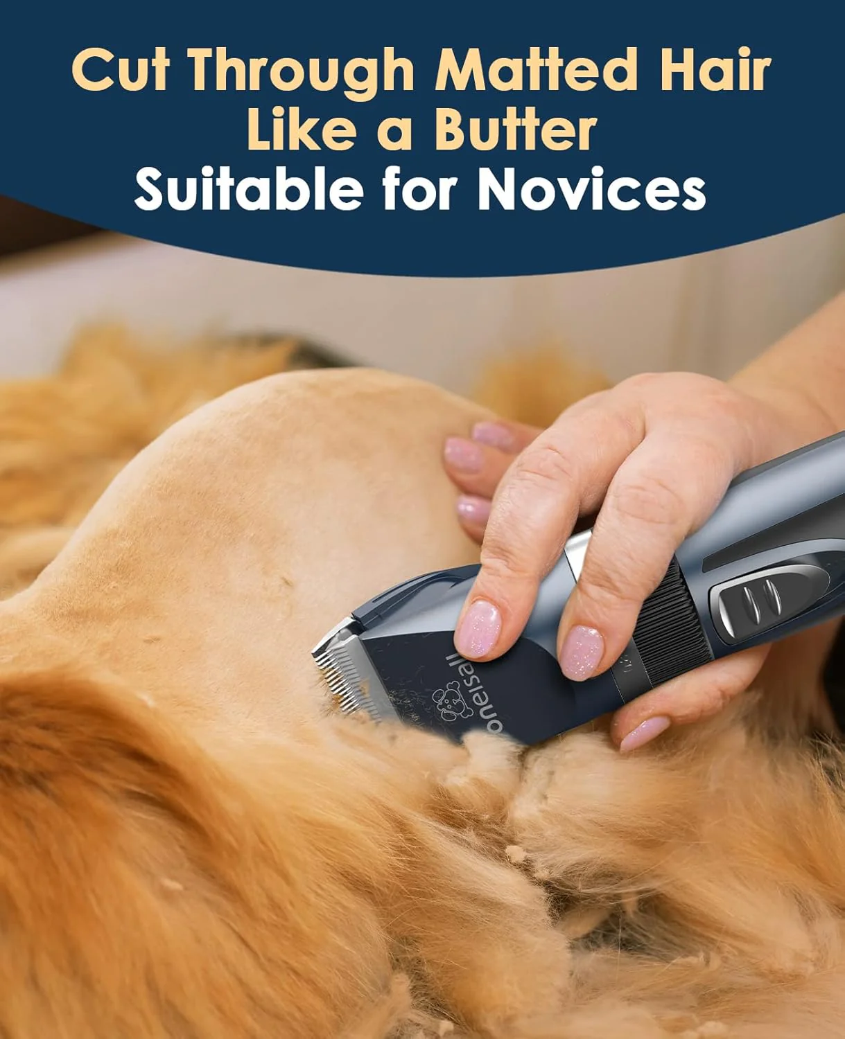 Oneisall X2 2 Speeds Cat Clippers for Matted Hair - Image 5