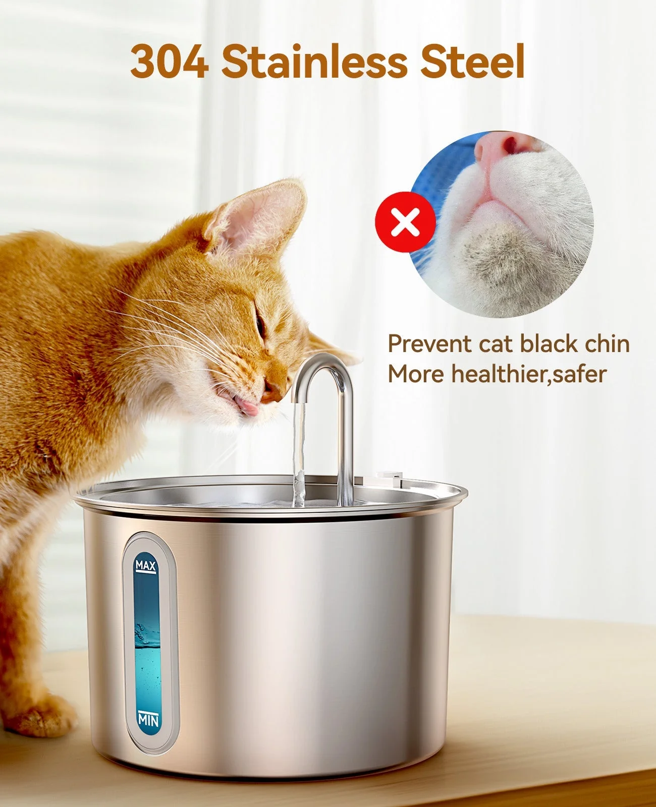 Oneisall 2L Cat Water Fountain with 3PCS Filters - Image 4