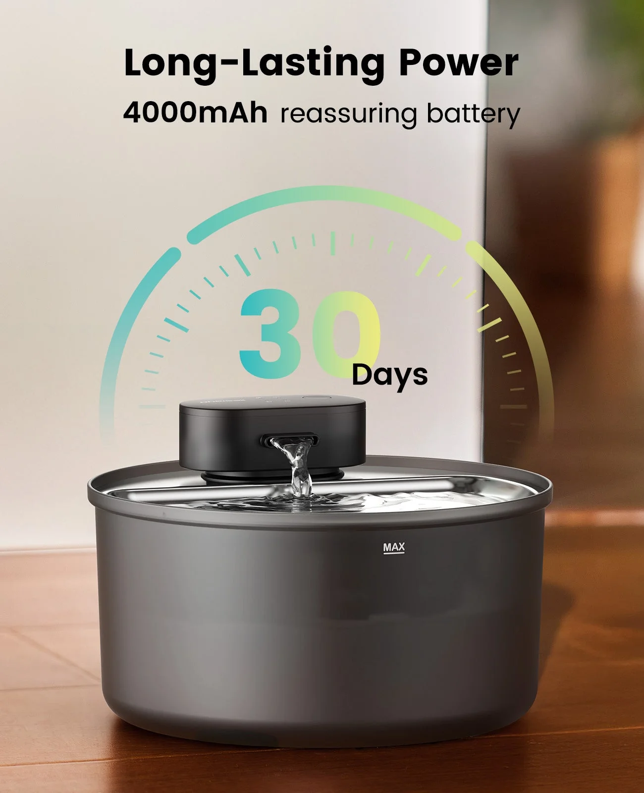 Oneisall 3.2L Cordless Cat Water Fountain - Image 7