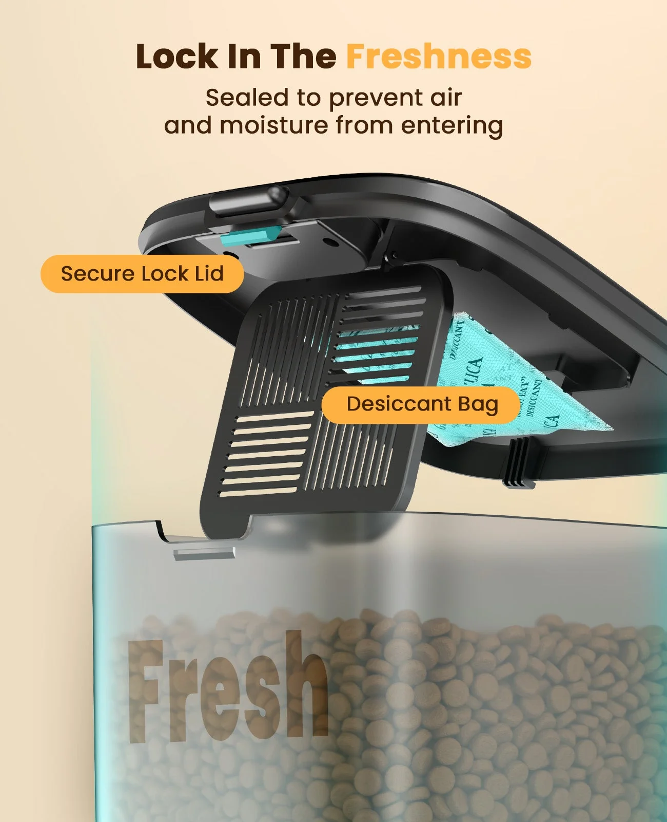 Oneisall 3.5L Automatic Cat Feeder with APP Control & 2.4G Wi-Fi - Image 29