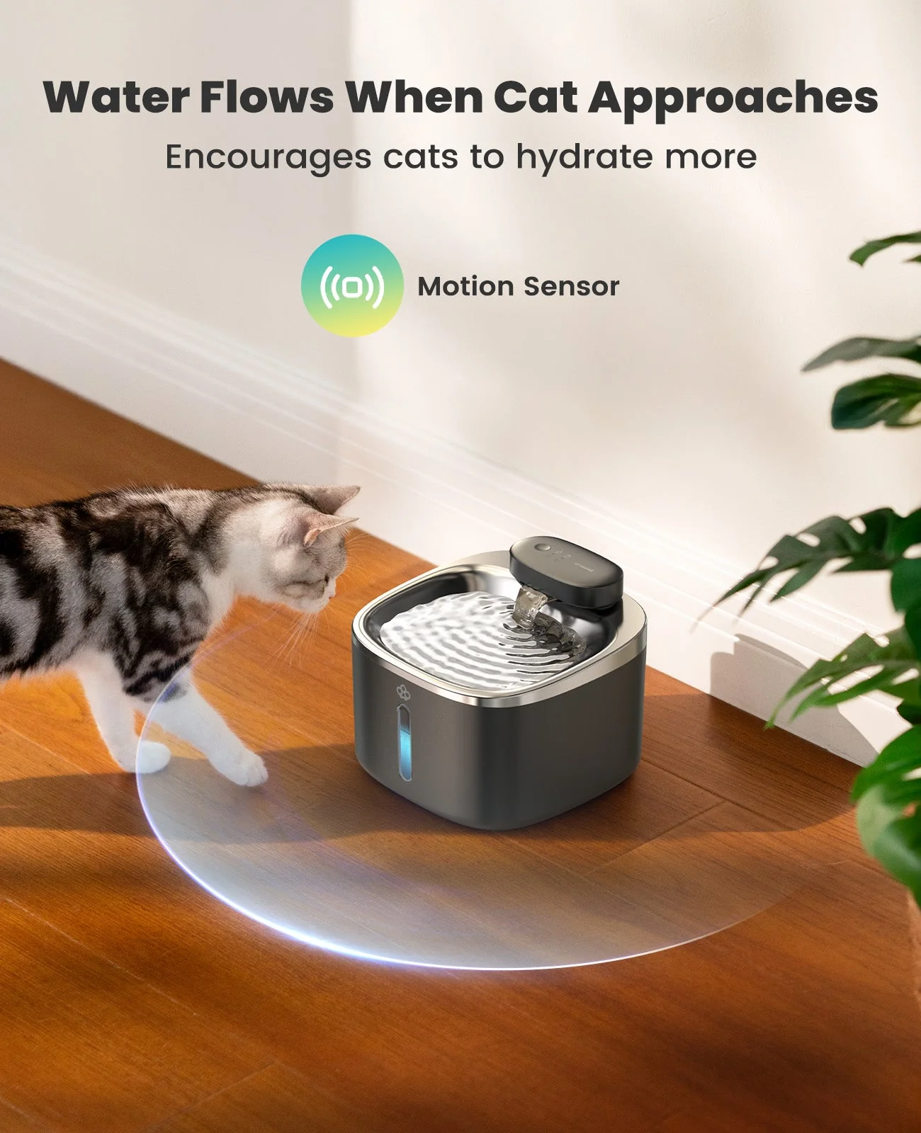 Oneisall 5L Automatic Cat Feeder Basic & 3.5L Cordless Water Fountain Set - Image 15