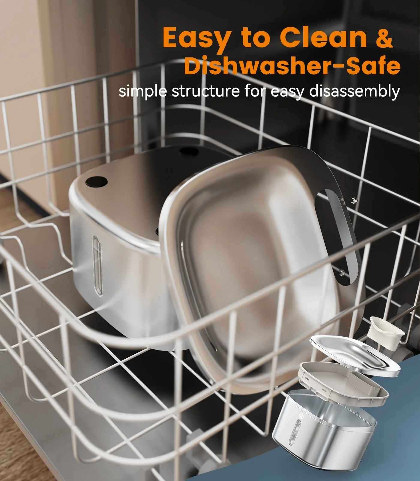 Oneisall 3.5L Corded Pet Water Fountain with 3PCS Filters - Image 8