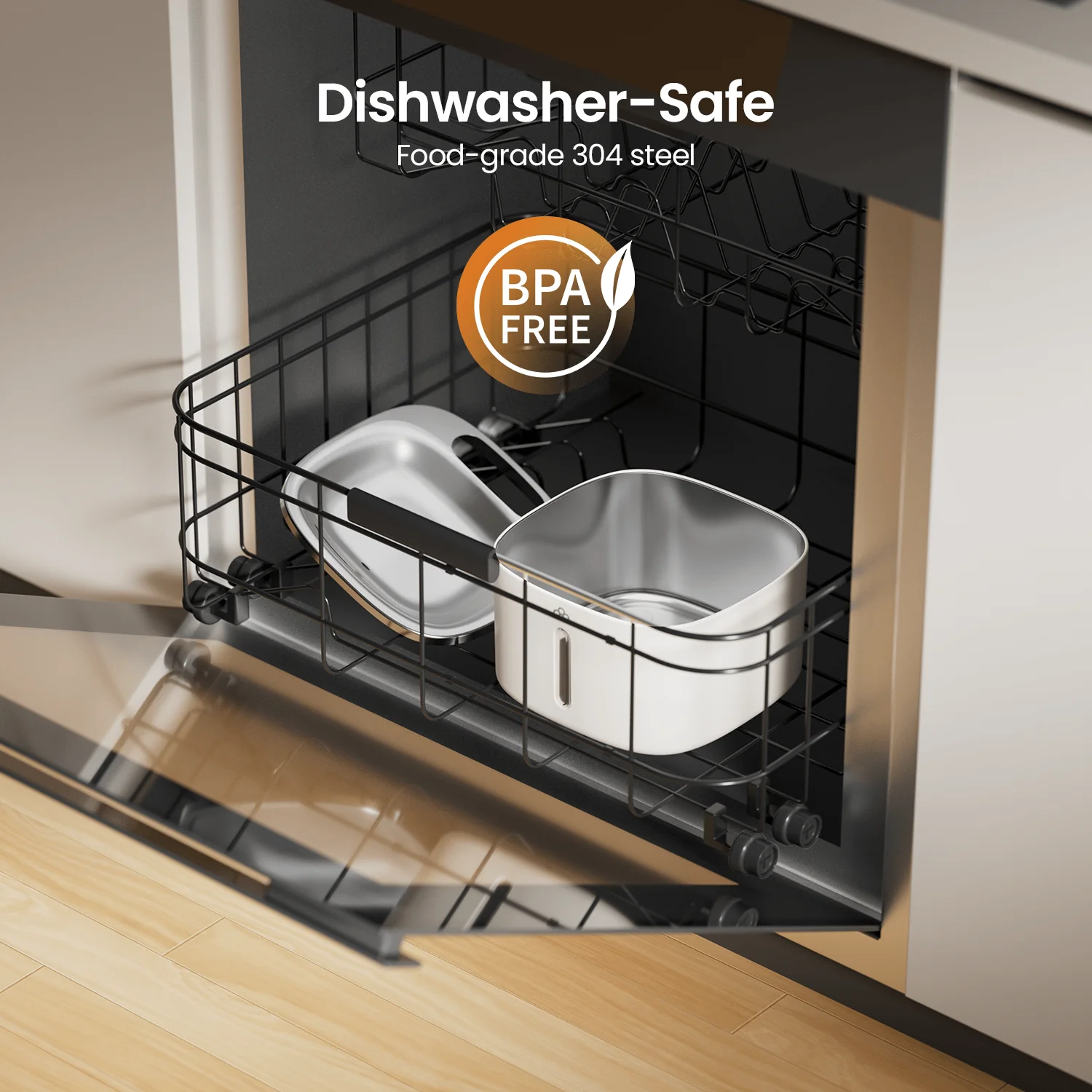 Oneisall 5L Automatic Cat Feeder Basic & 3.5L Cordless Water Fountain Set - Image 24