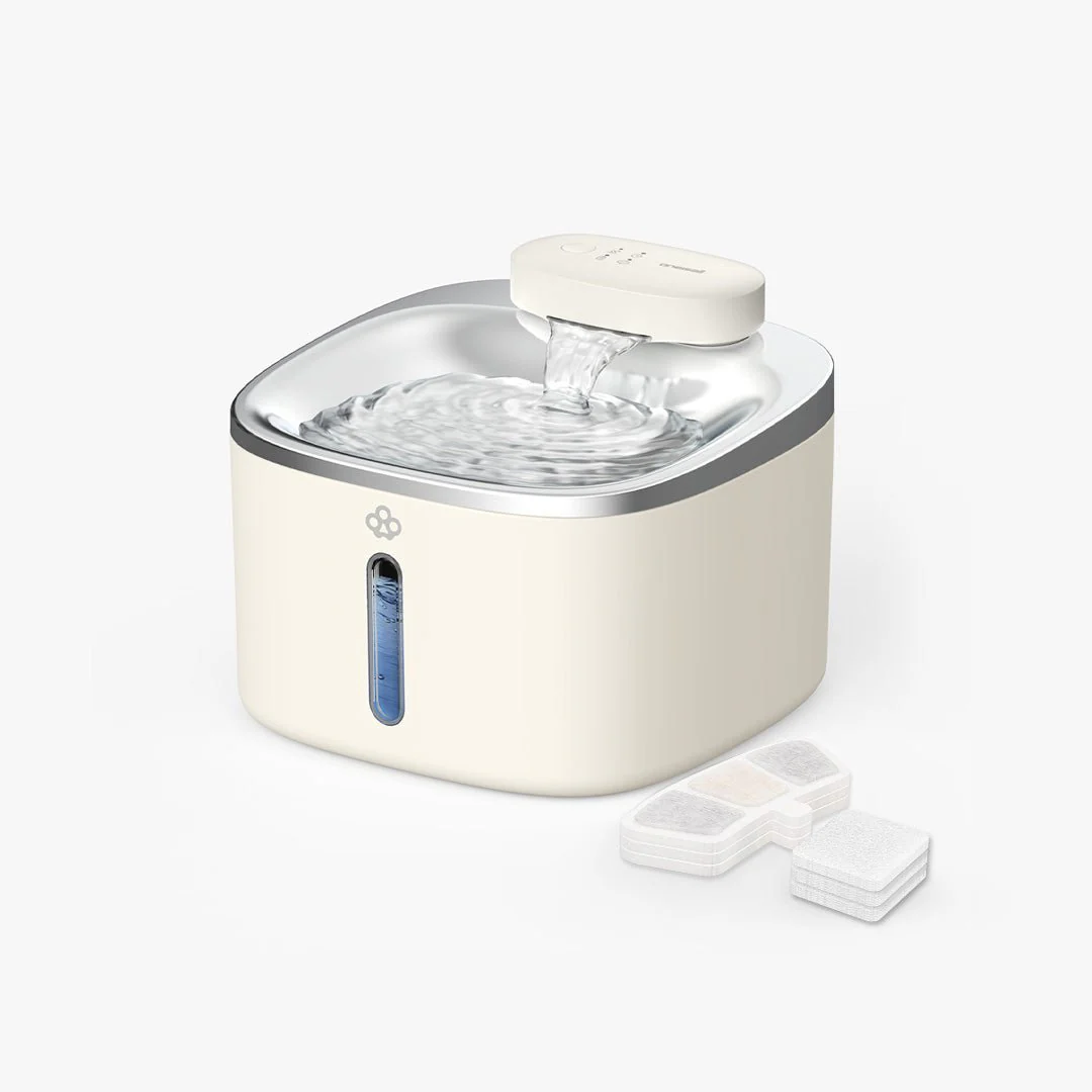 Oneisall 3.5L Cordless Stainless Steel Pet Water Fountain with 3PCS Filters - Image 14