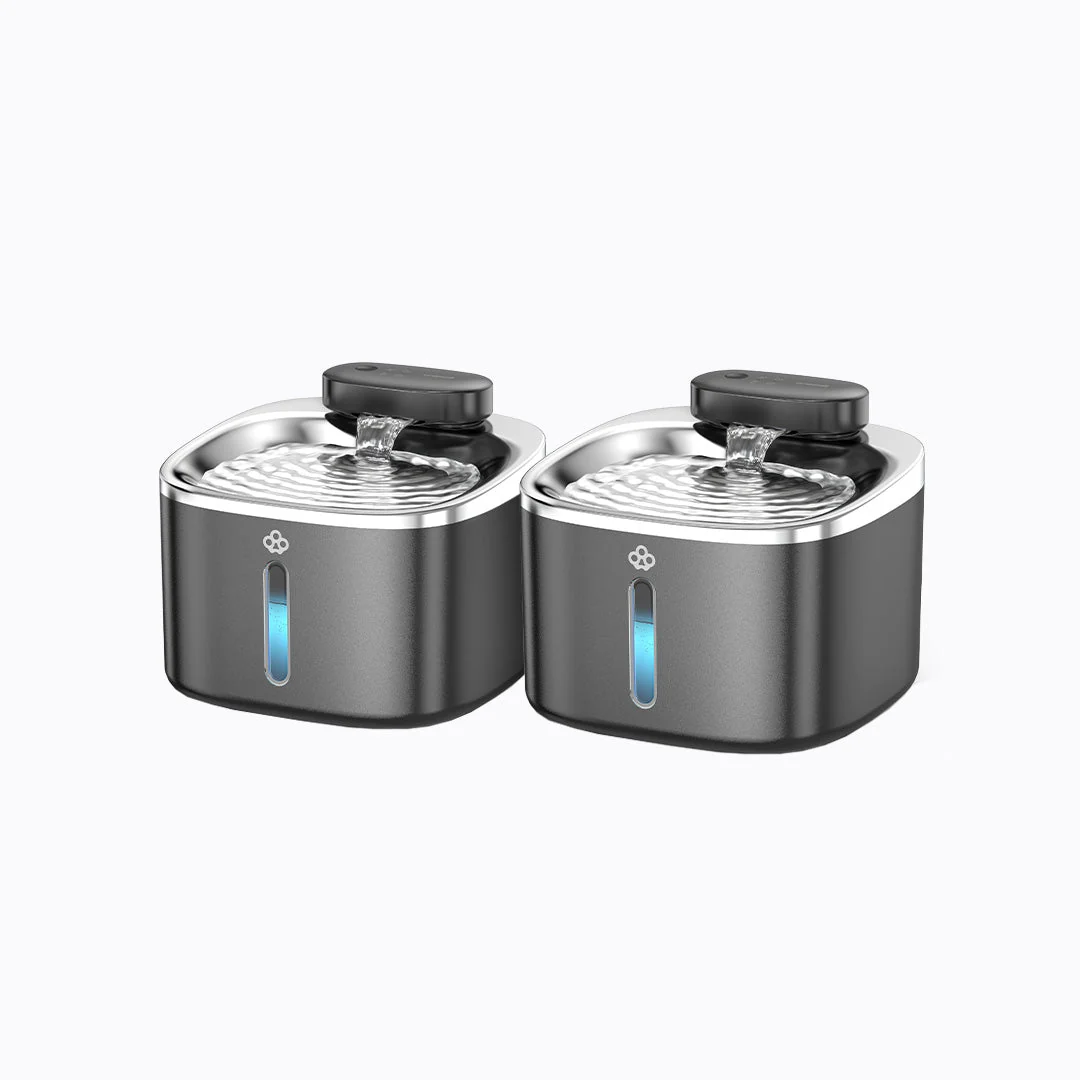 Oneisall 3.5L Cordless Stainless Steel Pet Water Fountain with 3PCS Filters - Image 37