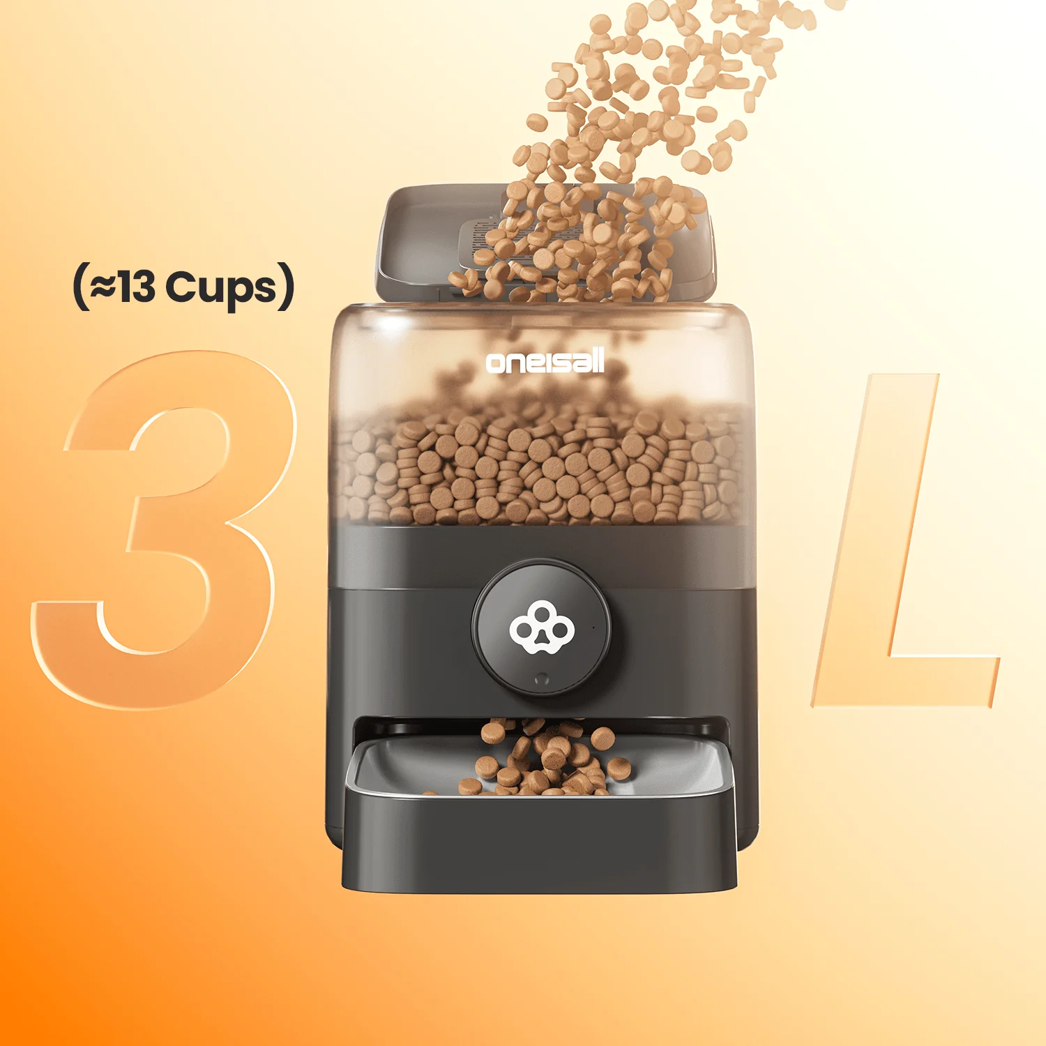 Oneisall PF06 3L Cordless Smart Cat Feeder with APP Control - Image 13