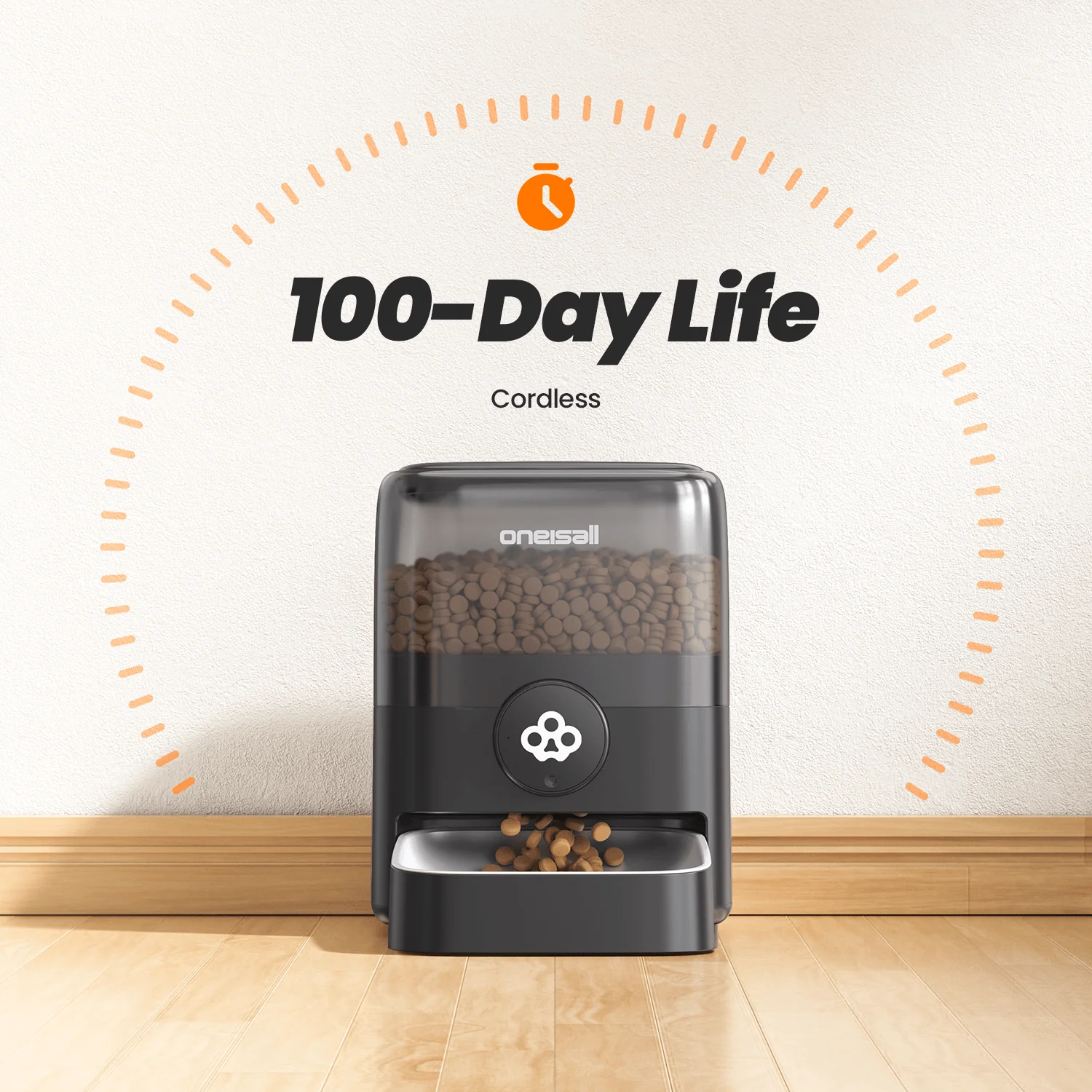 Oneisall PF06 3L Cordless Smart Cat Feeder with APP Control - Image 3