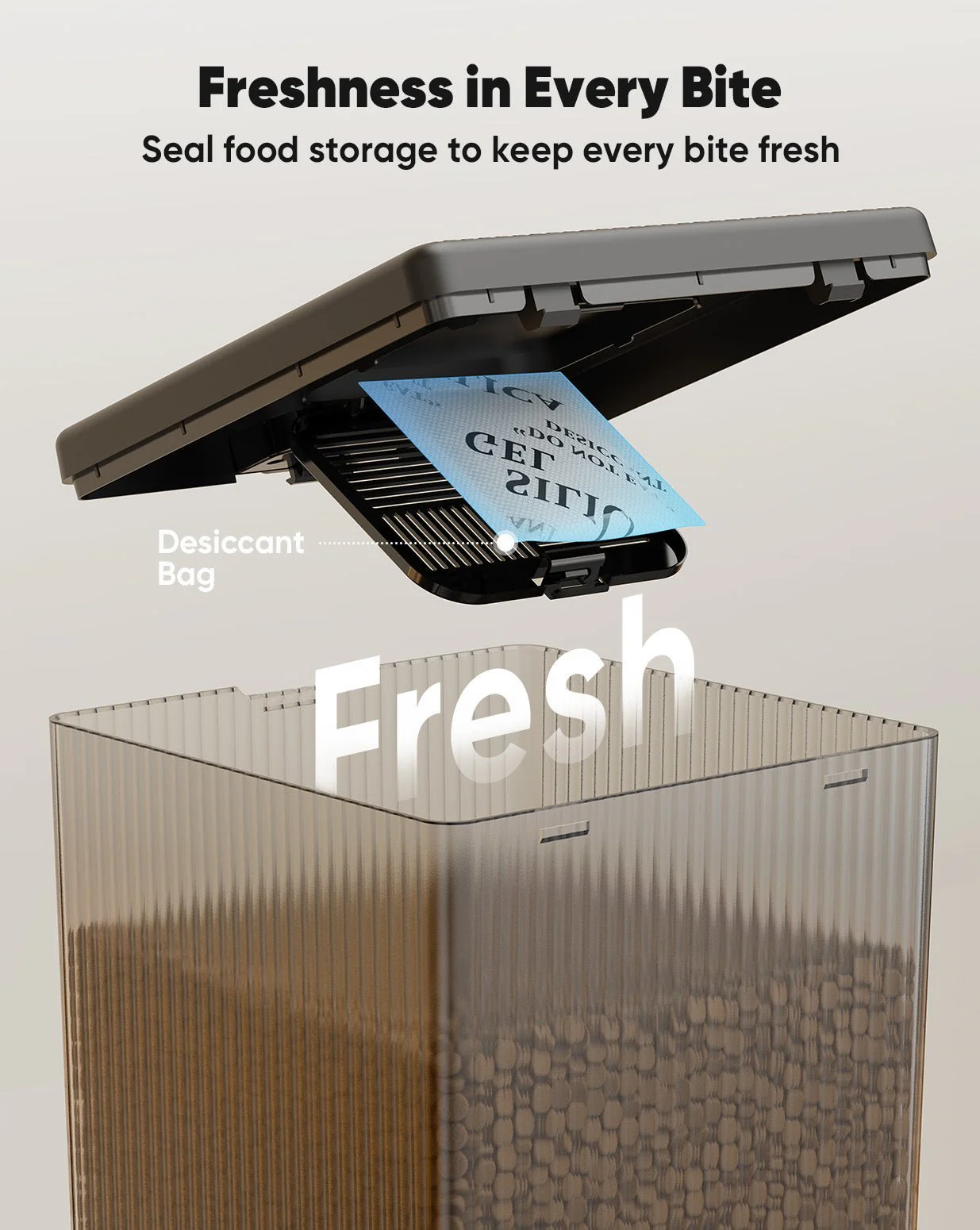 Oneisall 5L Automatic Cat Feeder for Two Cats-Black - Image 11