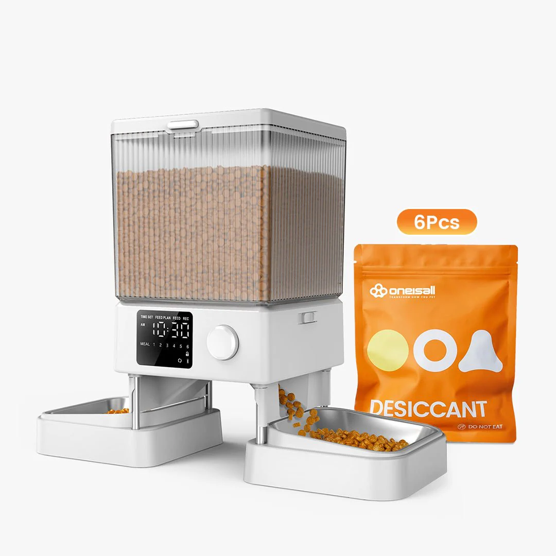 Oneisall 5L Automatic Cat Feeder for Two Cats-Black - Image 30