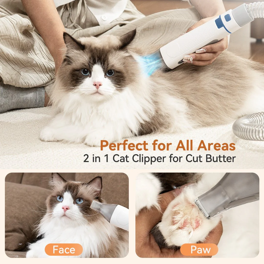 Oneisall LM5C 6-in-1 Cat Grooming Vacuum Kit - Image 5