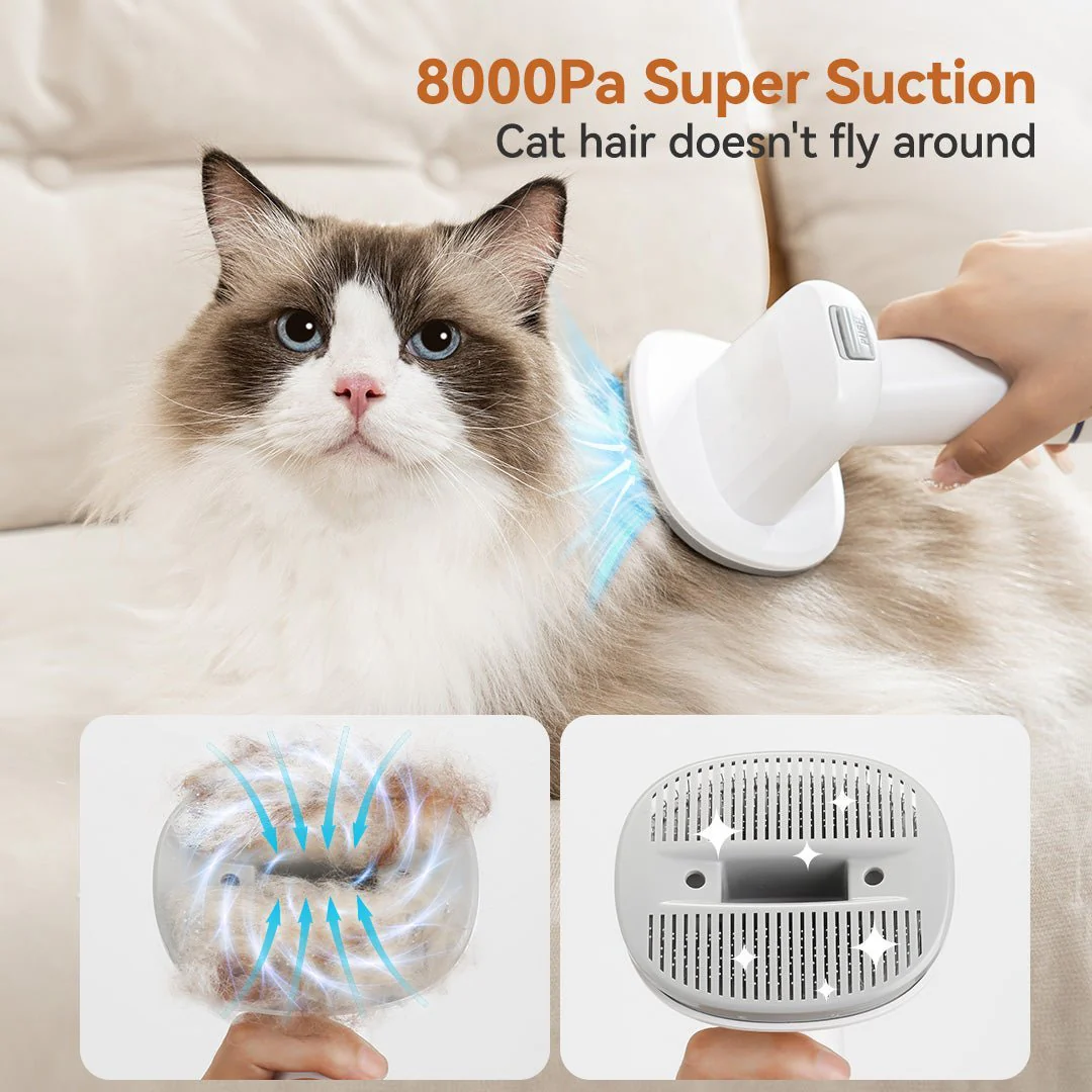 Oneisall LM5C 6-in-1 Cat Grooming Vacuum Kit - Image 9