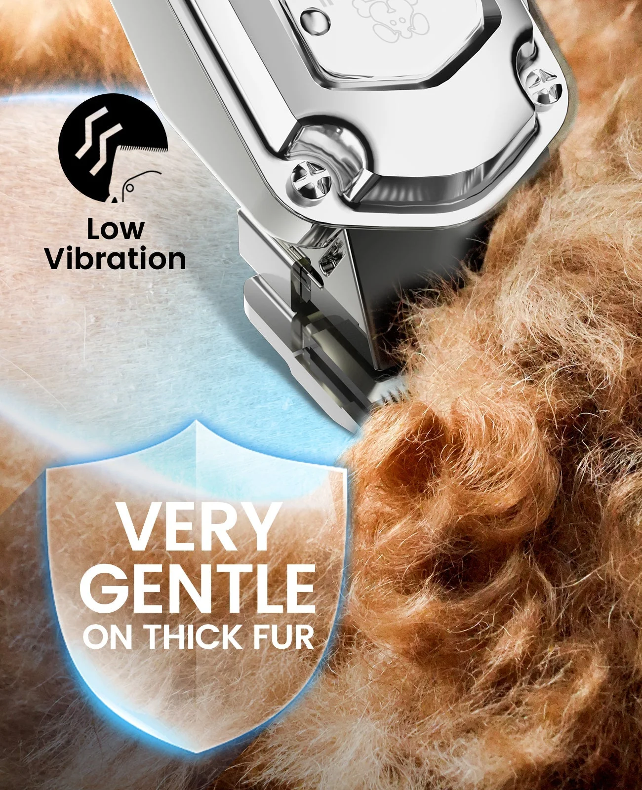 Oneisall RFC-676 Pro Dog Clippers with Detachable Metal Combs - Image 8
