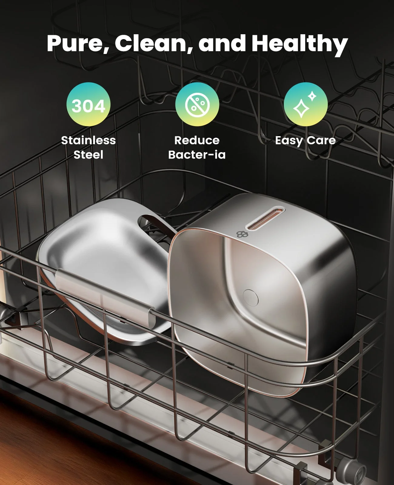 Oneisall 7L Pet Water Fountain with Visual Water Level - Image 19