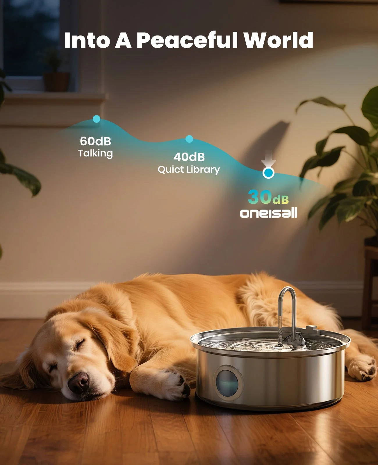 Oneisall 7L Pet Water Fountain with 1.5m Power Cord - Image 17
