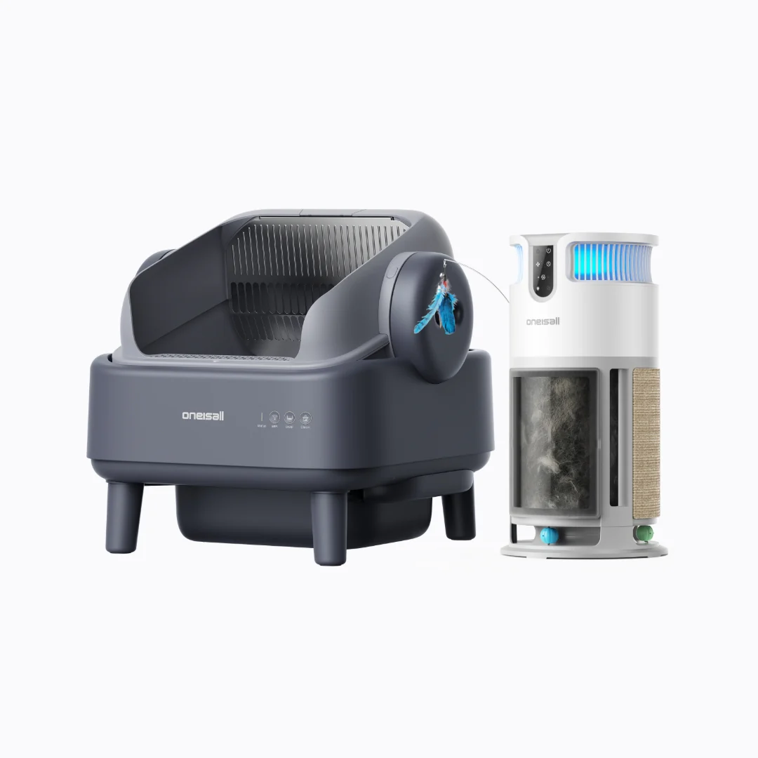 Oneisall Automatic Cat Litter Box & Pet Air Purifier Set - Image 25