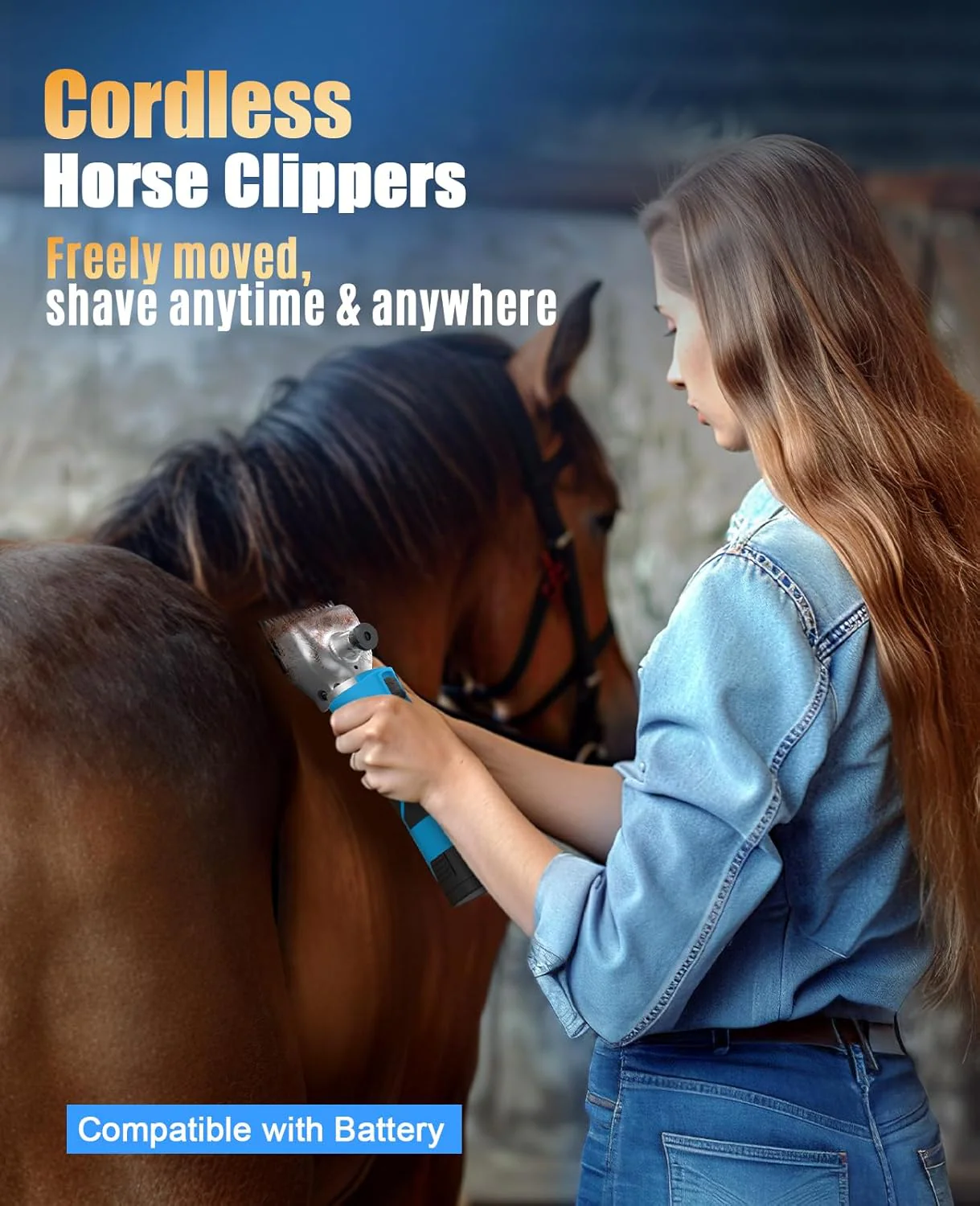 Oneisall 2601 Cordless Horse Clippers All-in-one - Image 3