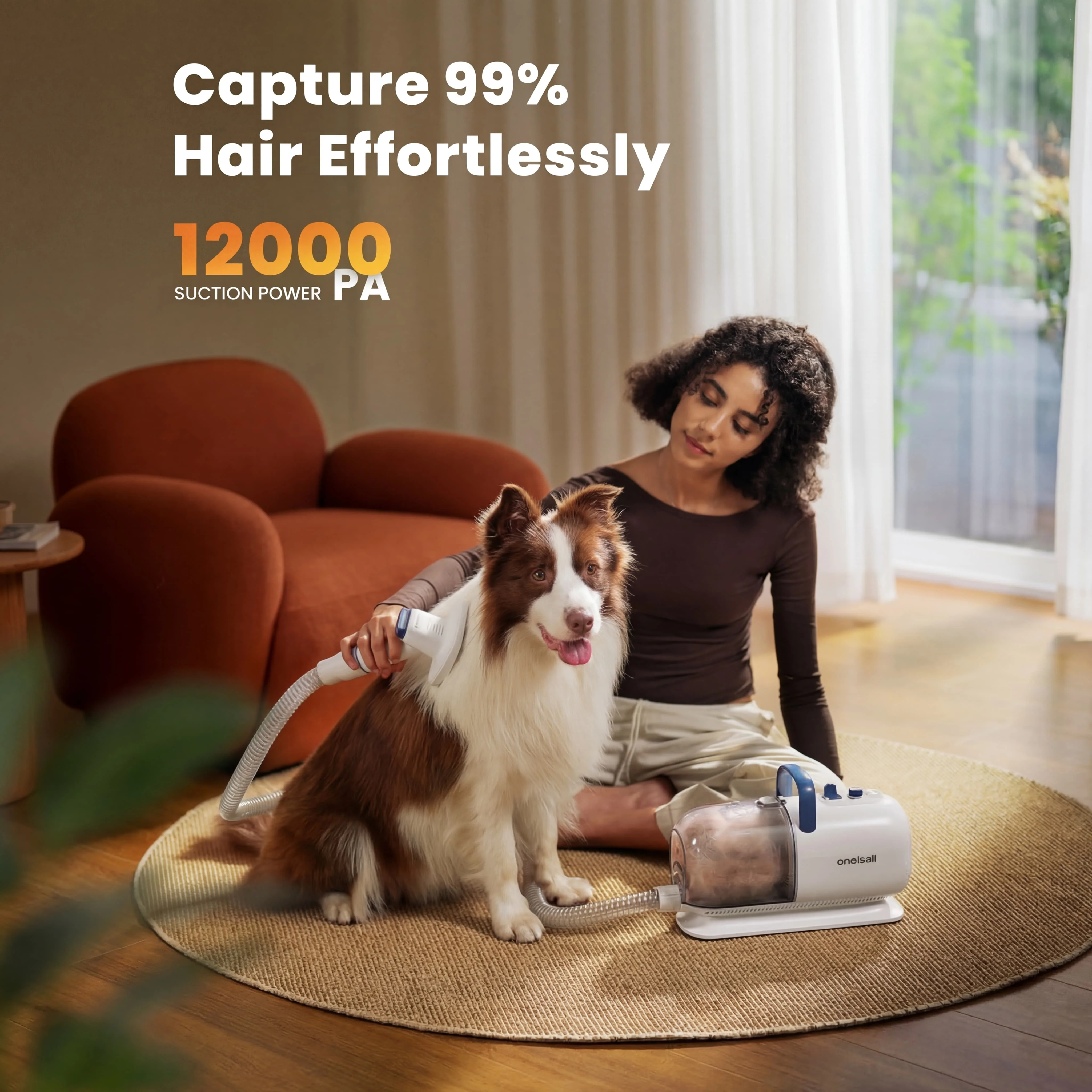 Oneisall Cozy C1 8-in-1 Pet Grooming Vacuum & Dryer Kit - Image 21