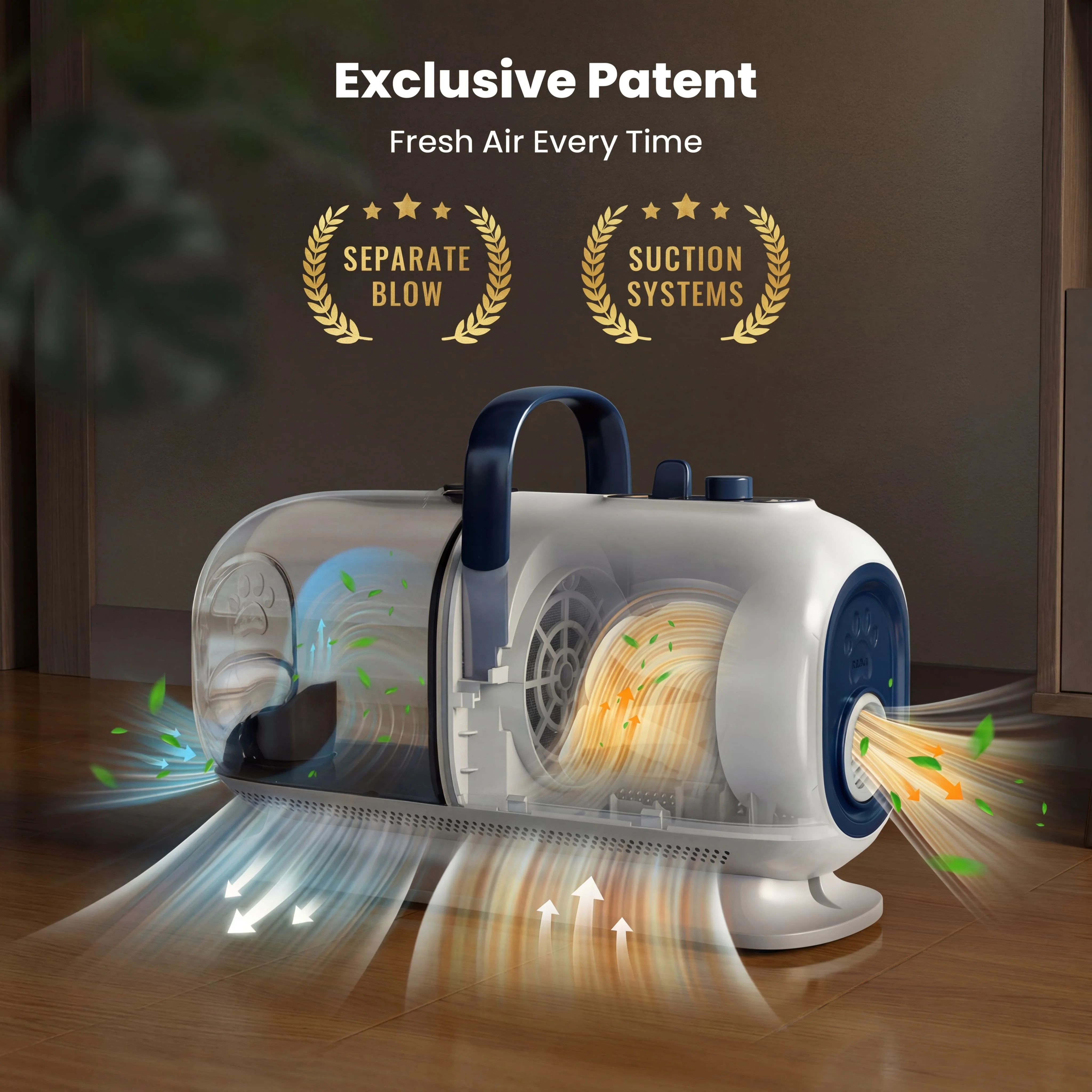 Oneisall Cozy C1 8-in-1 Pet Grooming Vacuum & Dryer Kit - Image 23