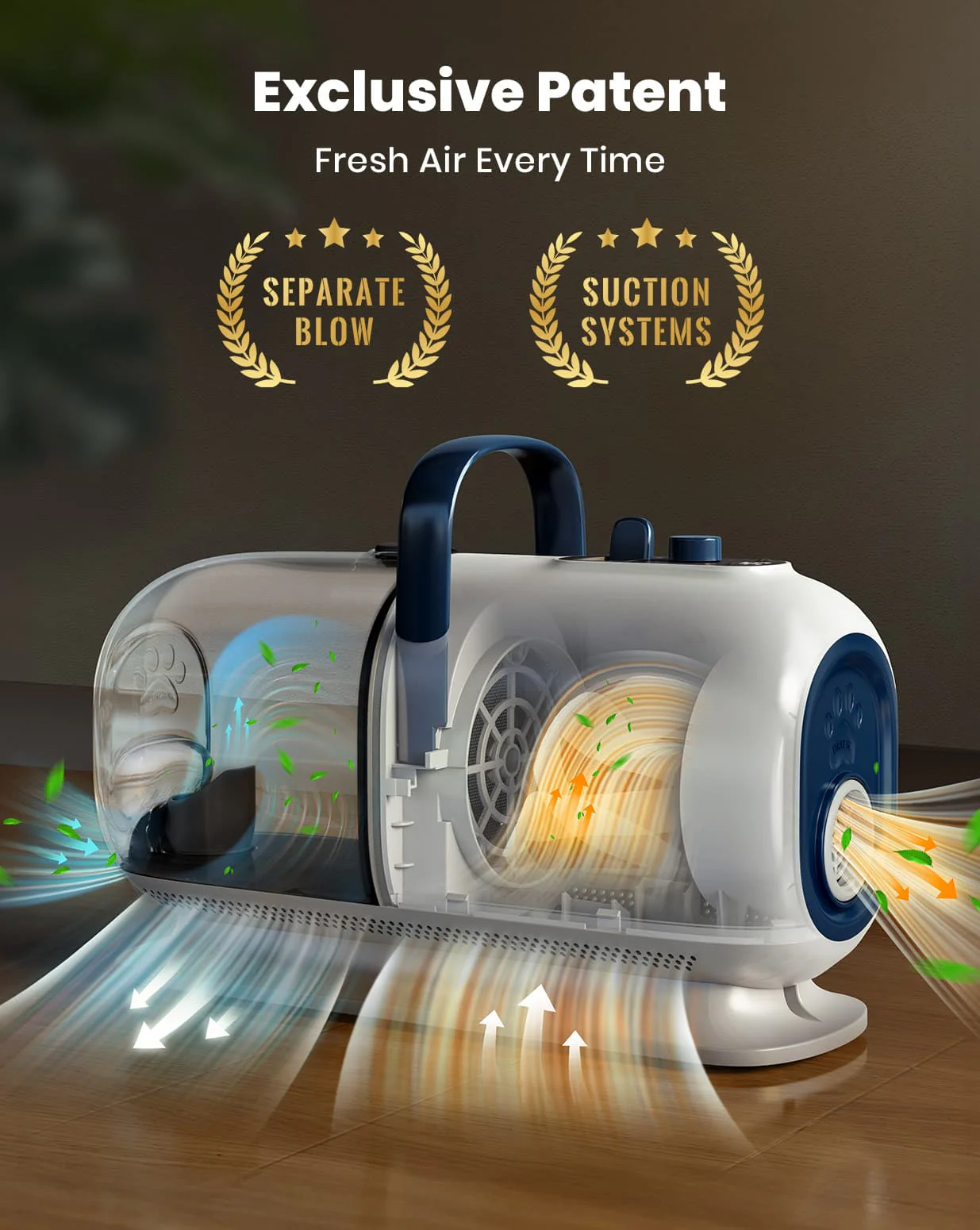 Oneisall Cozy C1 Pet Grooming Vacuum Kit & 7L Pet Water Fountain Set - Image 9