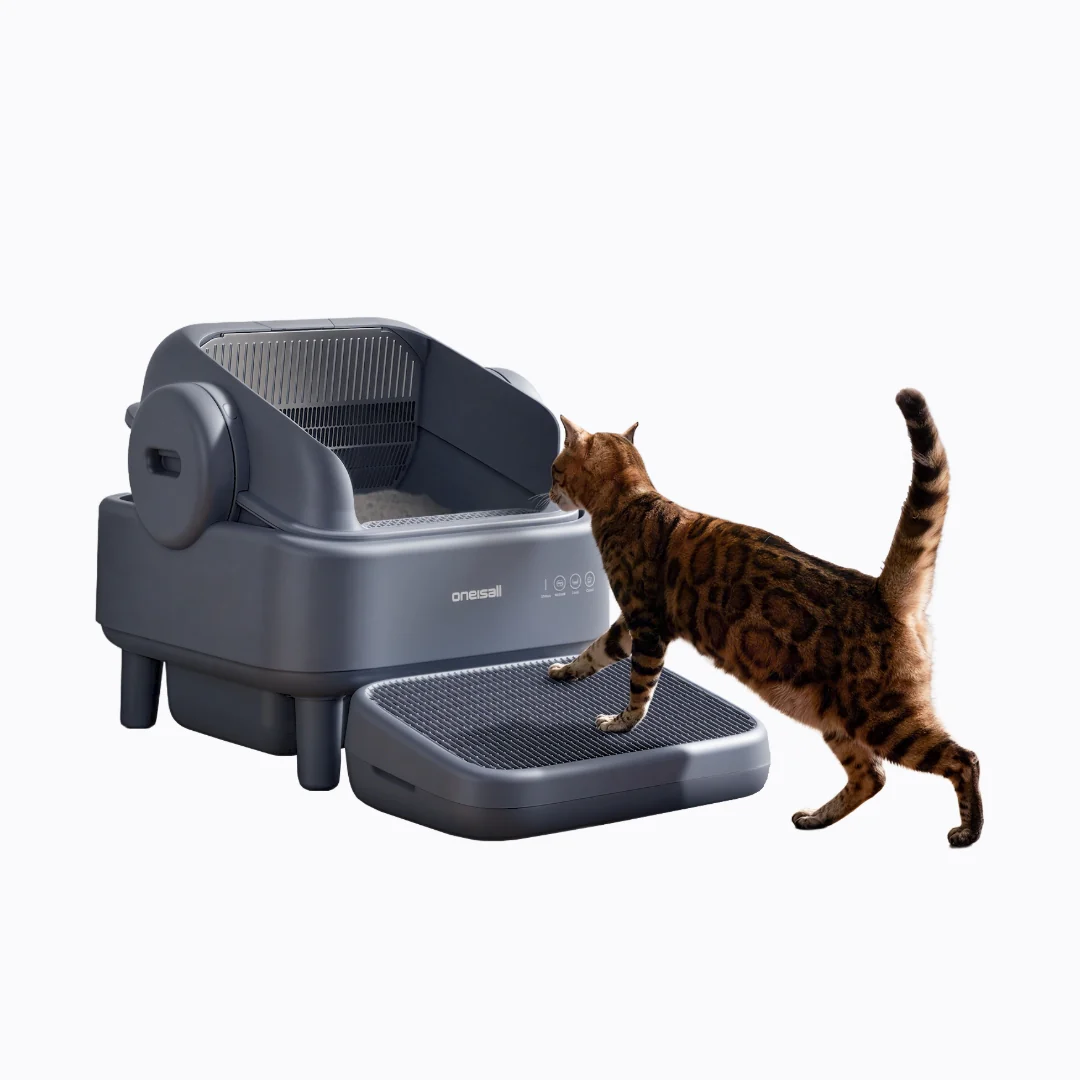 Oneisall Ease S1 Self-Cleaning Litter Box White - Image 38