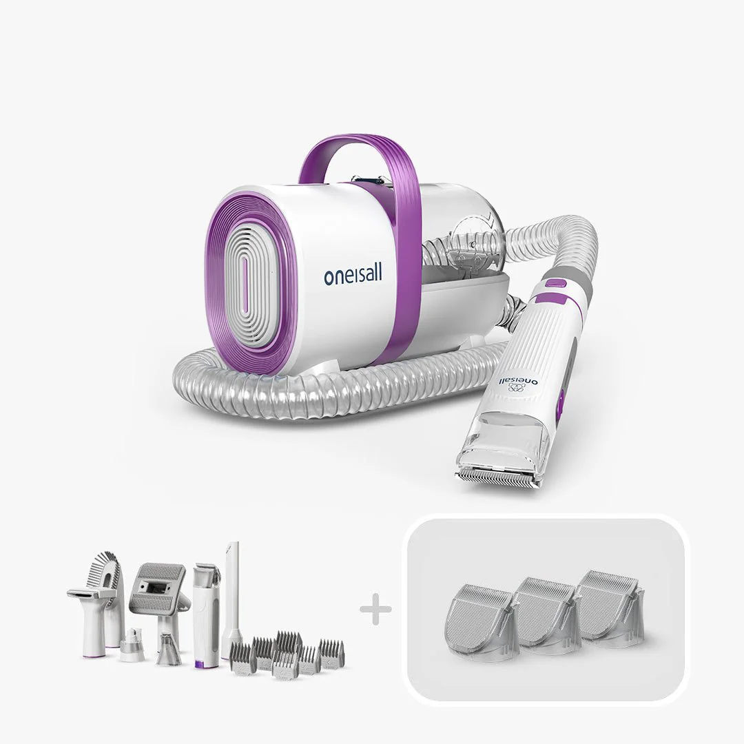 Oneisall LM2 Pet Grooming Vacuum Kit & 3 Blades Replacement Set - Image 11