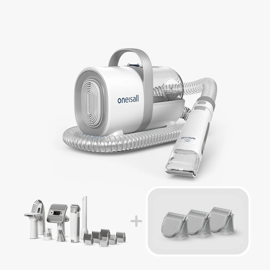 Oneisall LM2 Pet Grooming Vacuum Kit & 3 Blades Replacement Set - Image 12