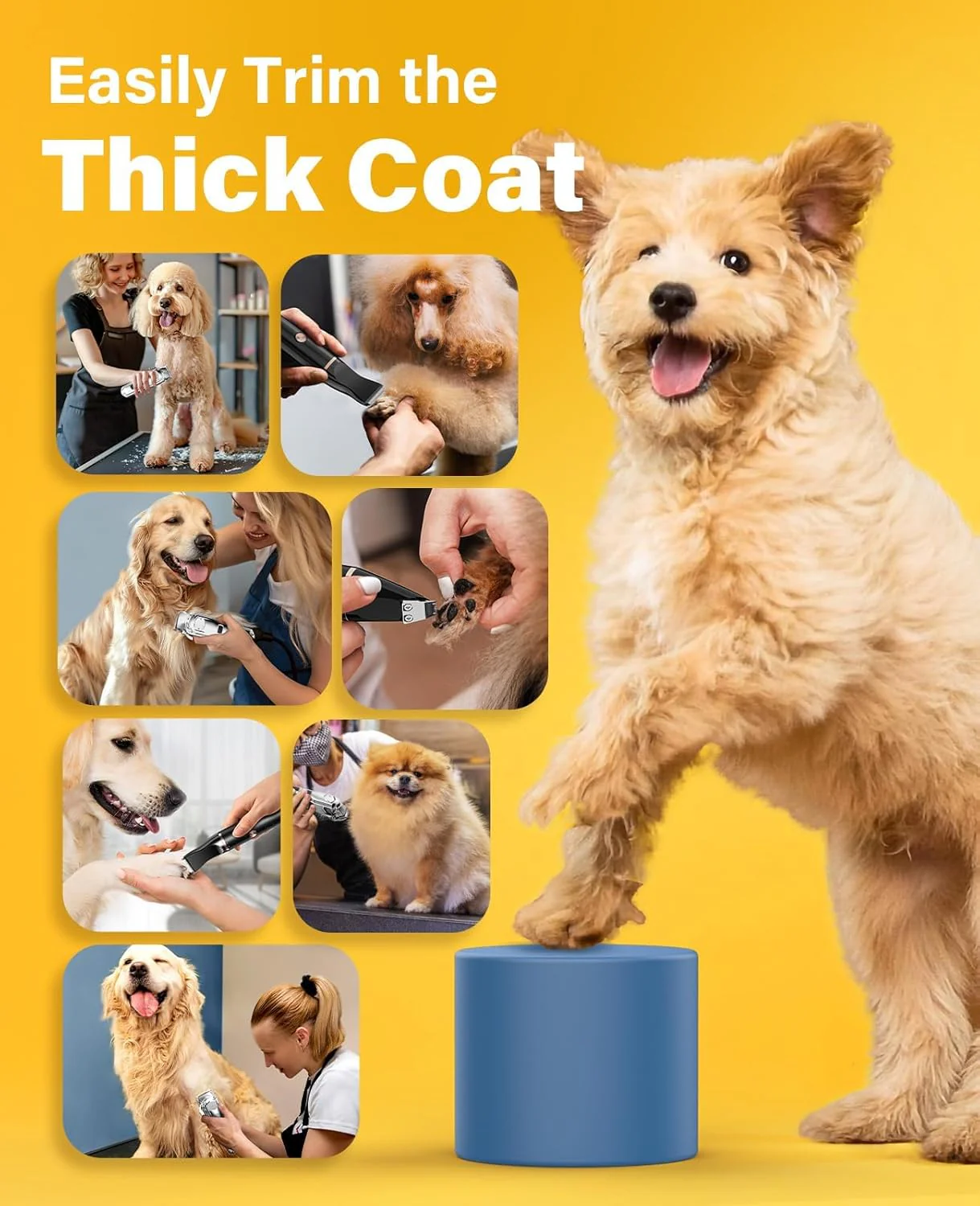 Oneisall RFC-676 Dog Clipper for Thick Coats - Image 26