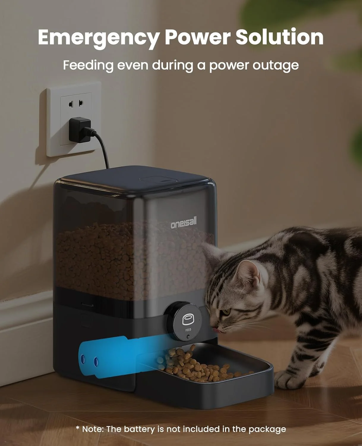 Oneisall PF07 5L Automatic Cat Feeder - Image 4