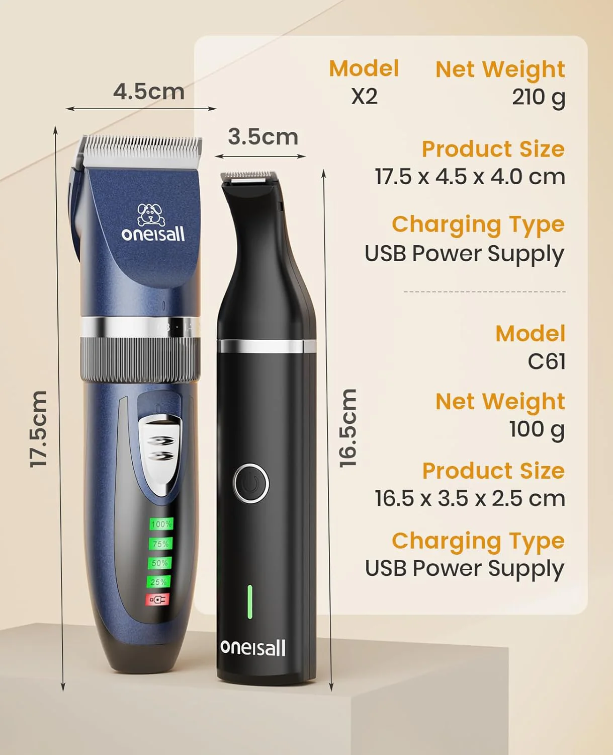 Oneisall X2&N5 3 in 1 Cat Clippers & Cat Paw Trimmer - Image 10