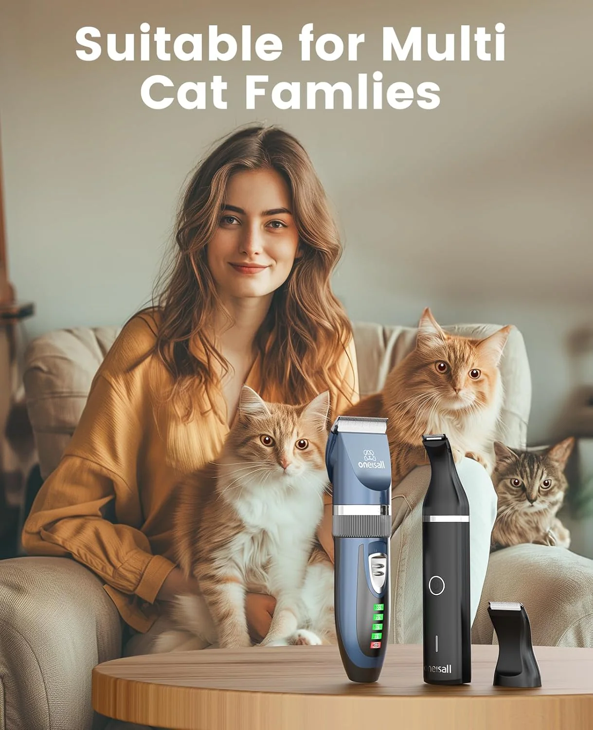 Oneisall X2&N5 3 in 1 Cat Clippers & Cat Paw Trimmer - Image 8