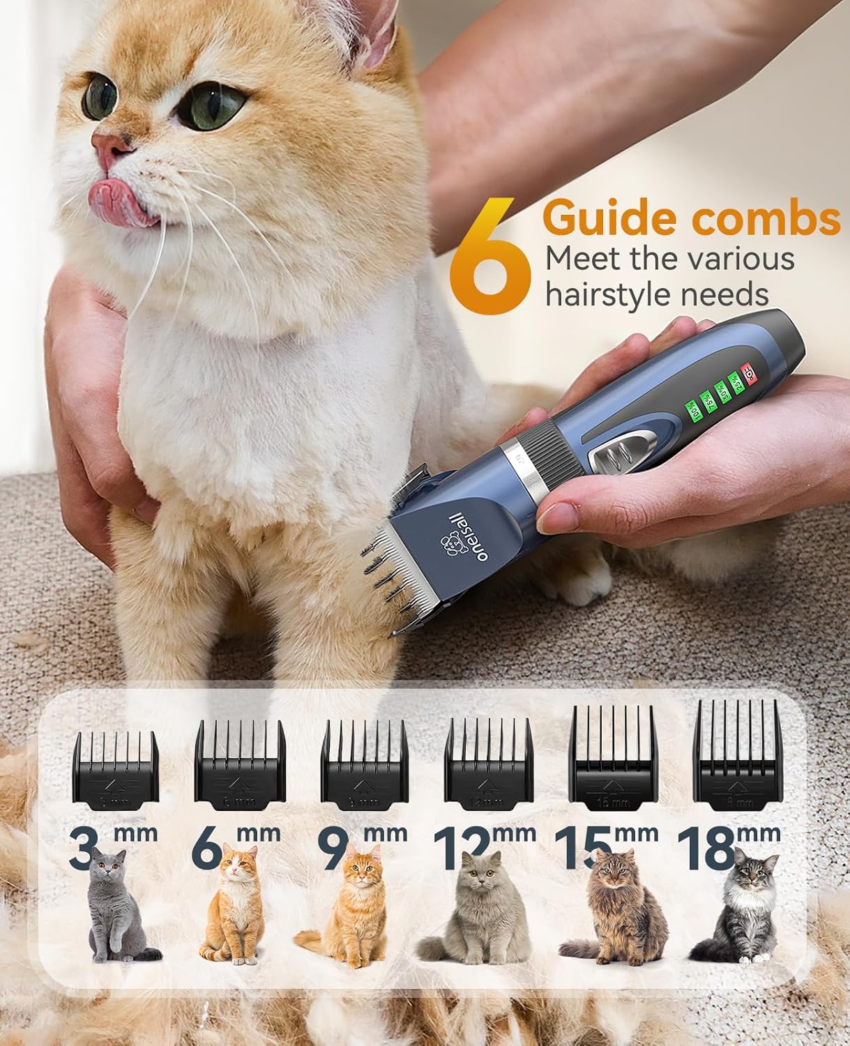 Oneisall X2&N5 3 in 1 Cat Clippers & Cat Paw Trimmer - Image 9