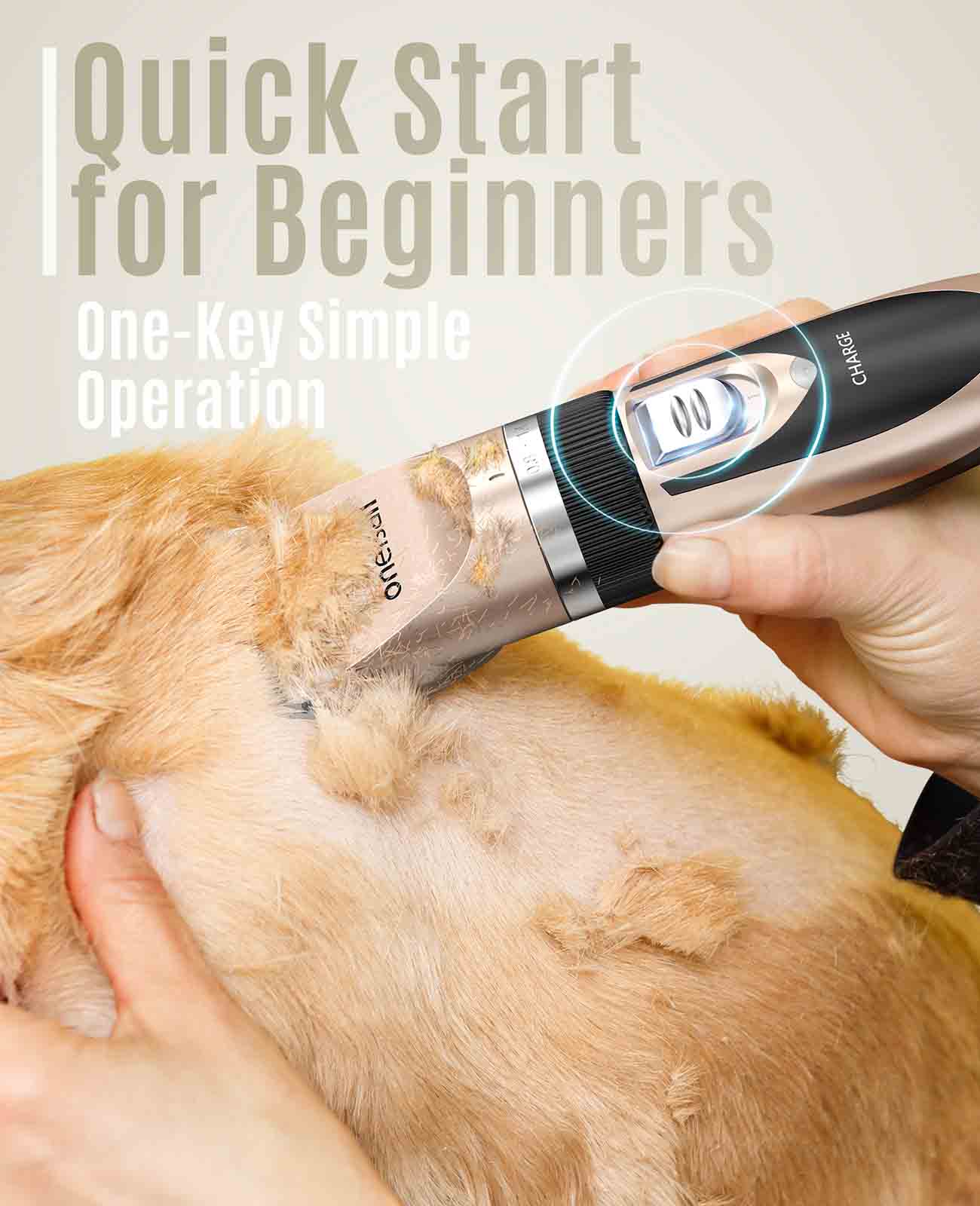 Oneisall P2 Dog Clipper & Dog Grooming Kit - Image 4
