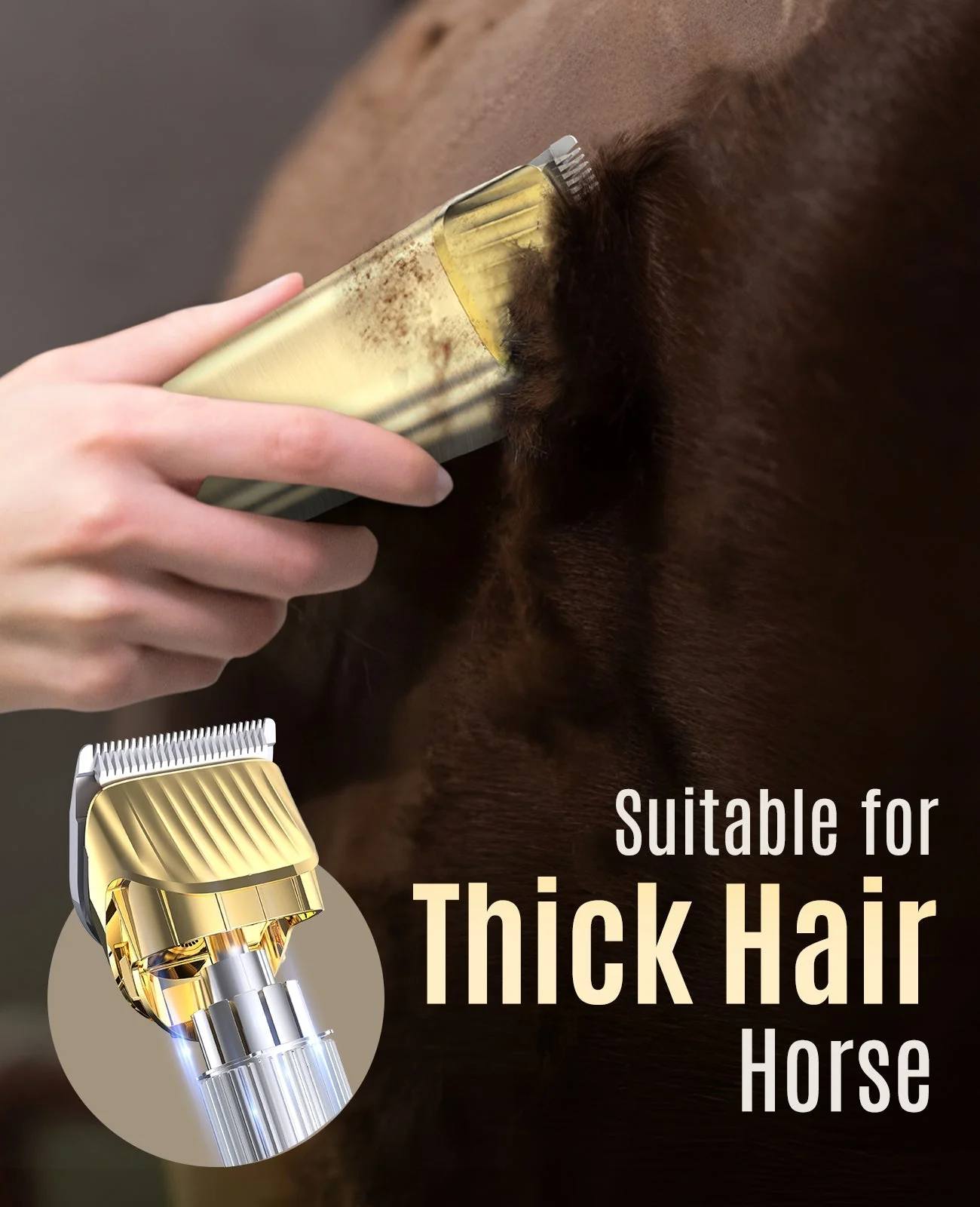 Oneisall RK-034 Cordless Horse Clippers - Image 6